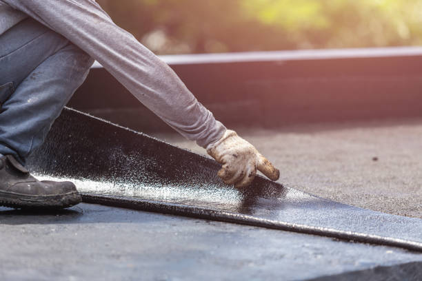 Professional Waterproofing technician working in Alvordton, OH